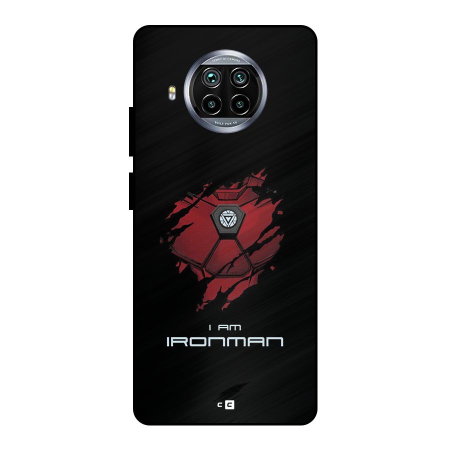 I Am Ironman Metal Back Case for Mi 10i