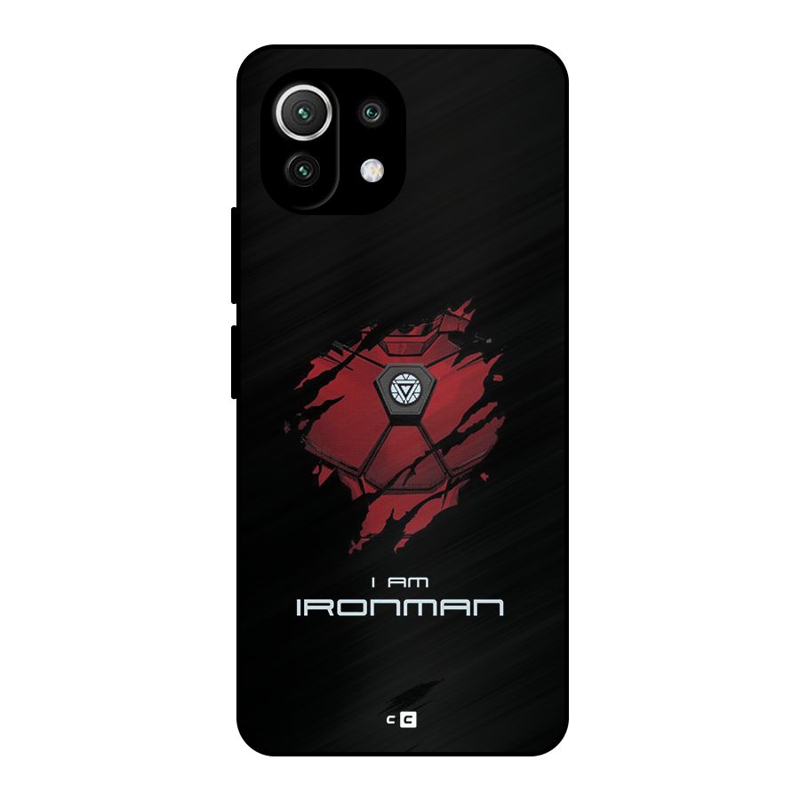 I Am Ironman Metal Back Case for Mi 11 Lite