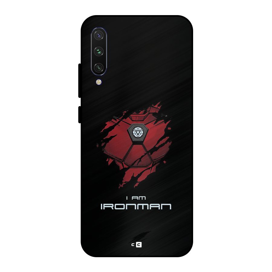 I Am Ironman Metal Back Case for Mi A3