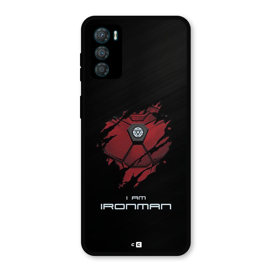 I Am Ironman Metal Back Case for Moto G42