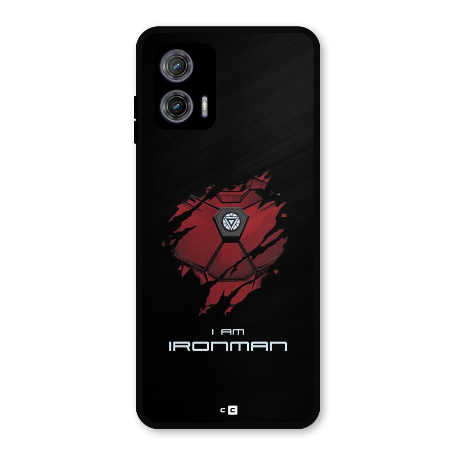 I Am Ironman Metal Back Case for Moto G73