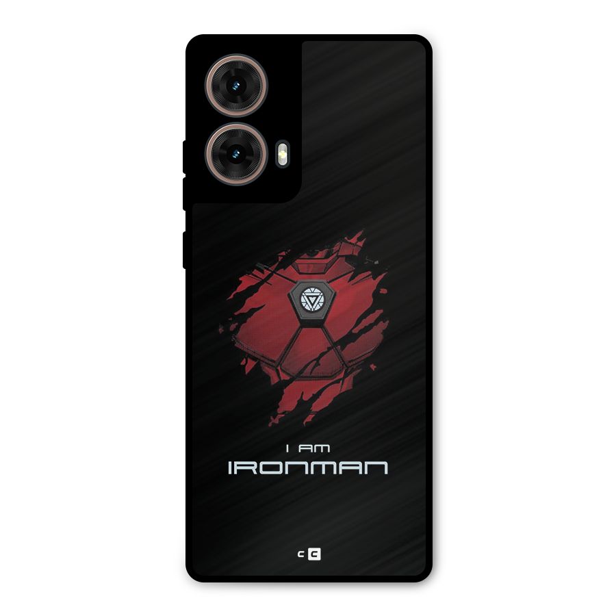 I Am Ironman Metal Back Case for Moto G85