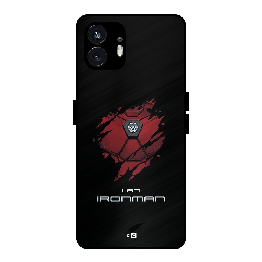 I Am Ironman Metal Back Case for Nothing Phone 2