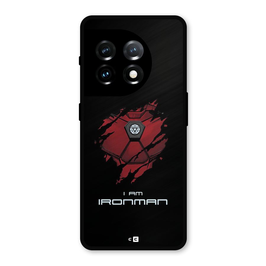 I Am Ironman Metal Back Case for OnePlus 11