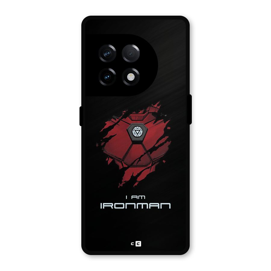 I Am Ironman Metal Back Case for OnePlus 11R