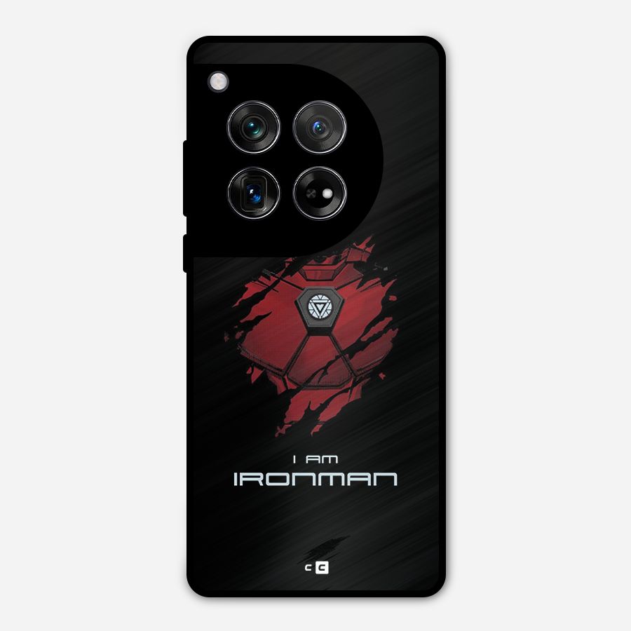 I Am Ironman Metal Back Case for OnePlus 12