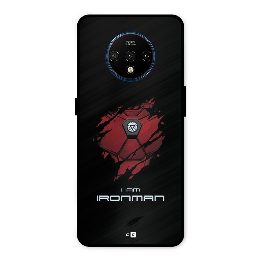 I Am Ironman Metal Back Case for OnePlus 7T