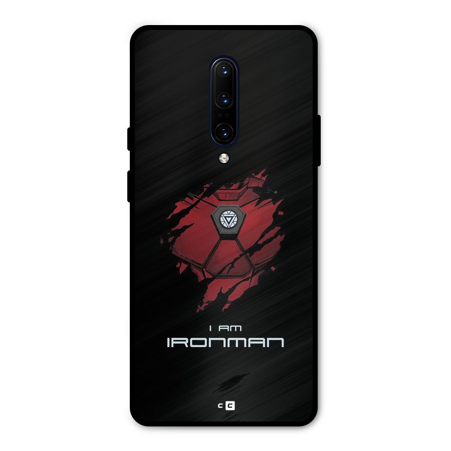 I Am Ironman Metal Back Case for OnePlus 7 Pro