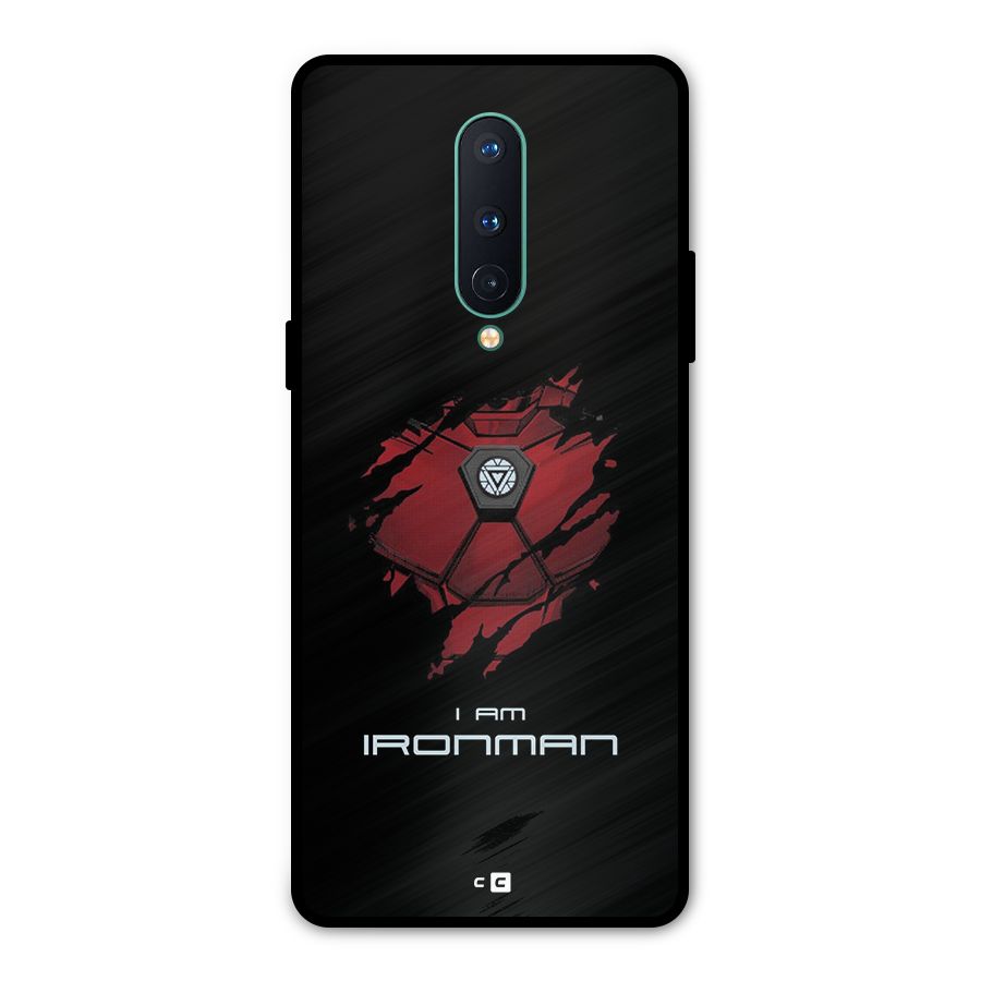I Am Ironman Metal Back Case for OnePlus 8