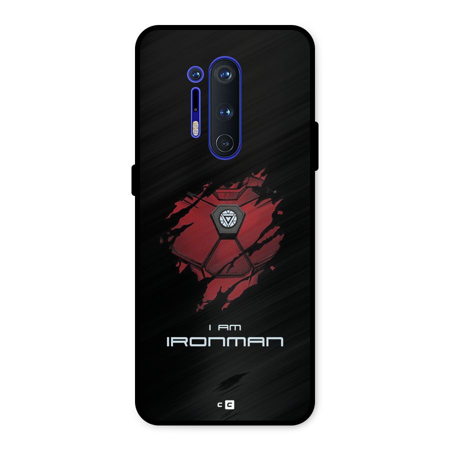 I Am Ironman Metal Back Case for OnePlus 8 Pro