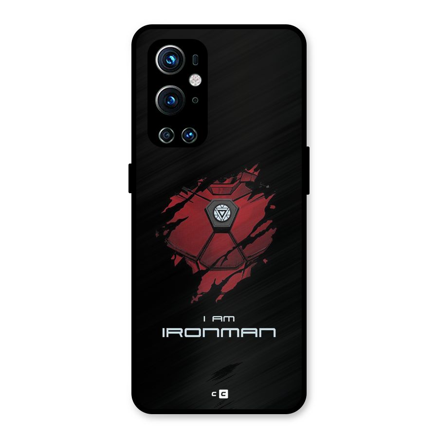 I Am Ironman Metal Back Case for OnePlus 9 Pro