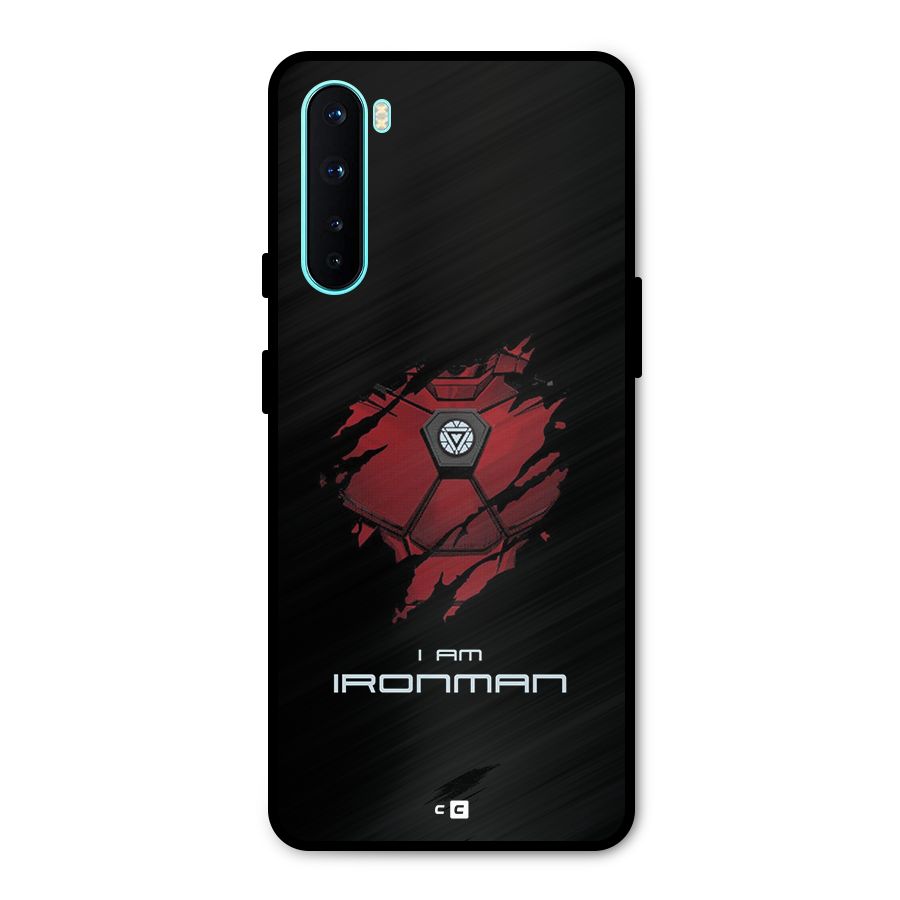 I Am Ironman Metal Back Case for OnePlus Nord