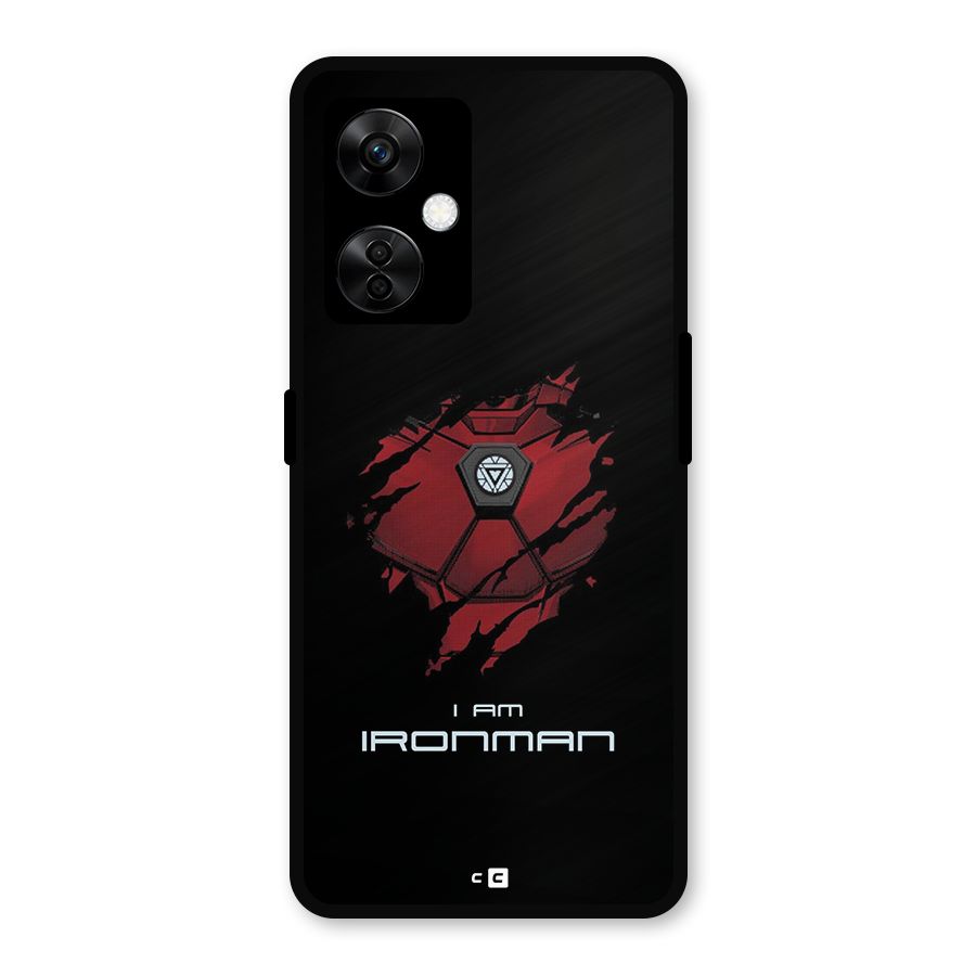 I Am Ironman Metal Back Case for OnePlus Nord CE 3 Lite