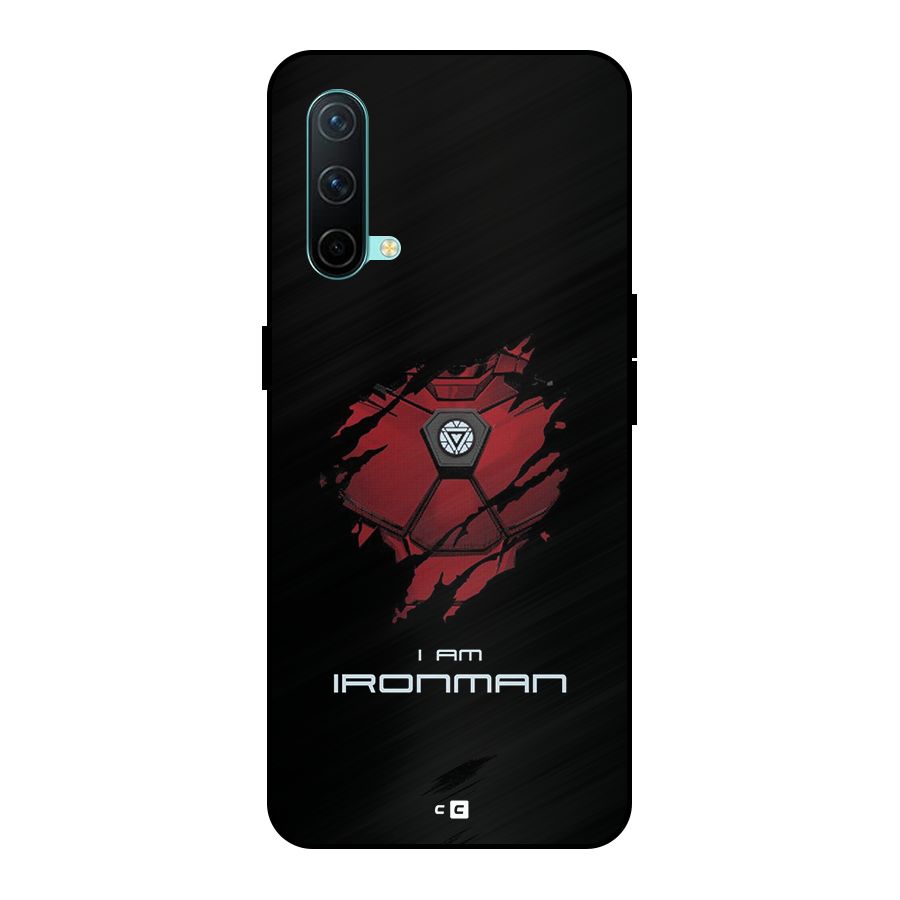 I Am Ironman Metal Back Case for OnePlus Nord CE 5G