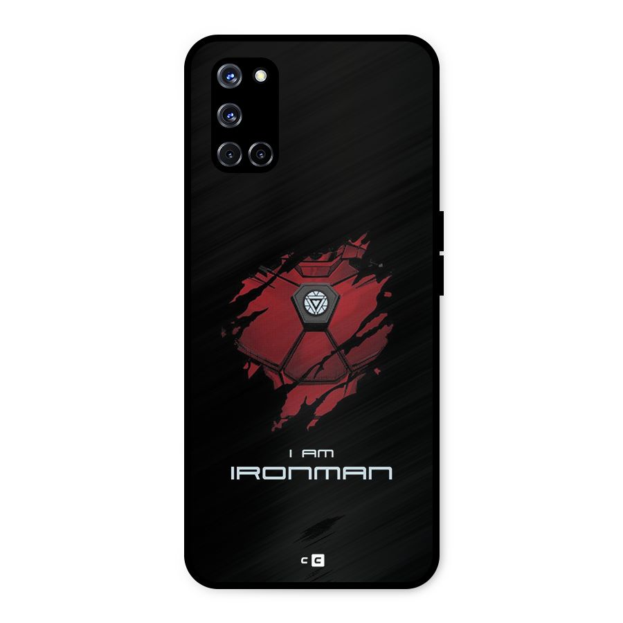 I Am Ironman Metal Back Case for Oppo A52