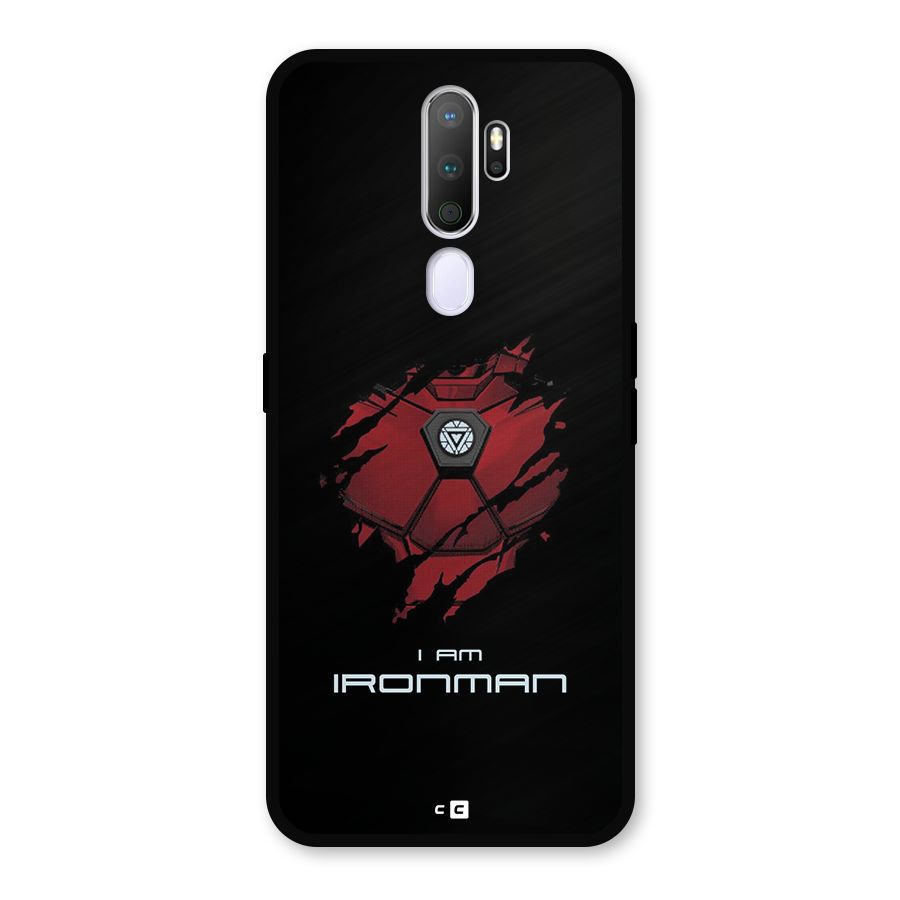 I Am Ironman Metal Back Case for Oppo A9 (2020)