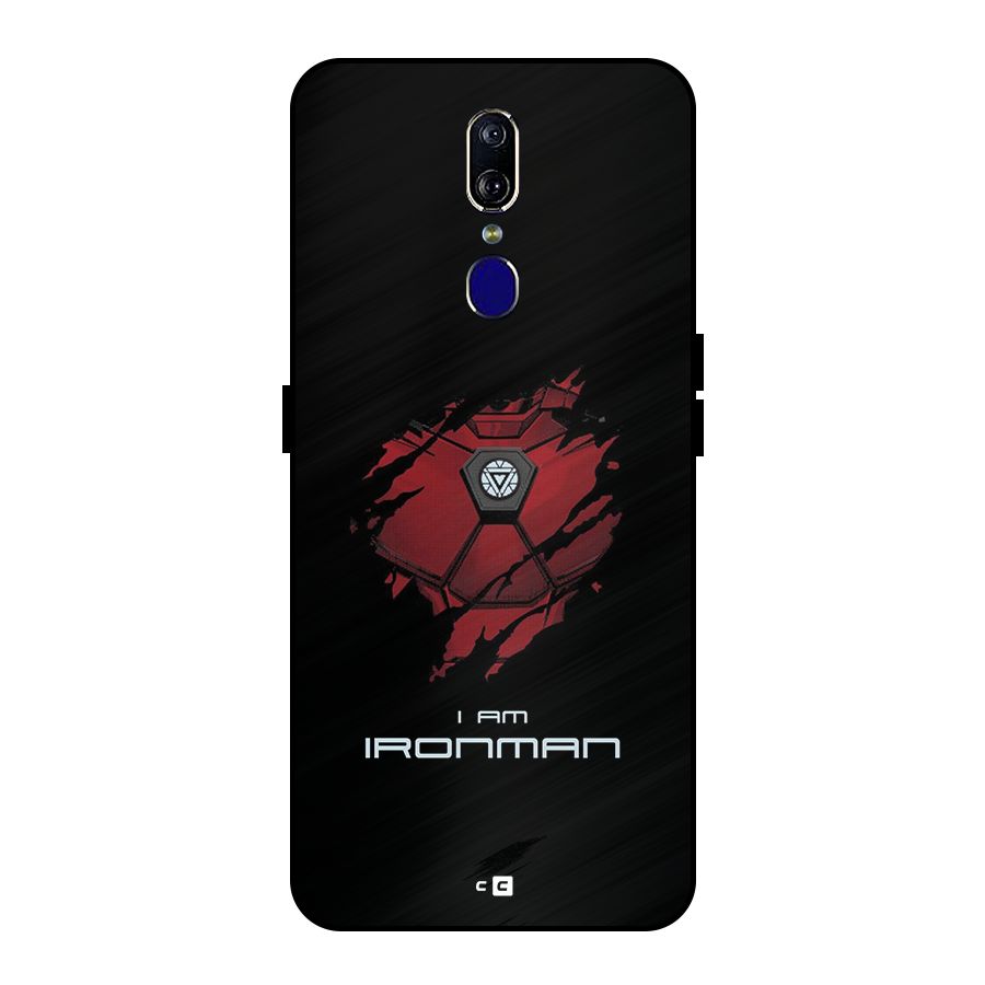 I Am Ironman Metal Back Case for Oppo F11