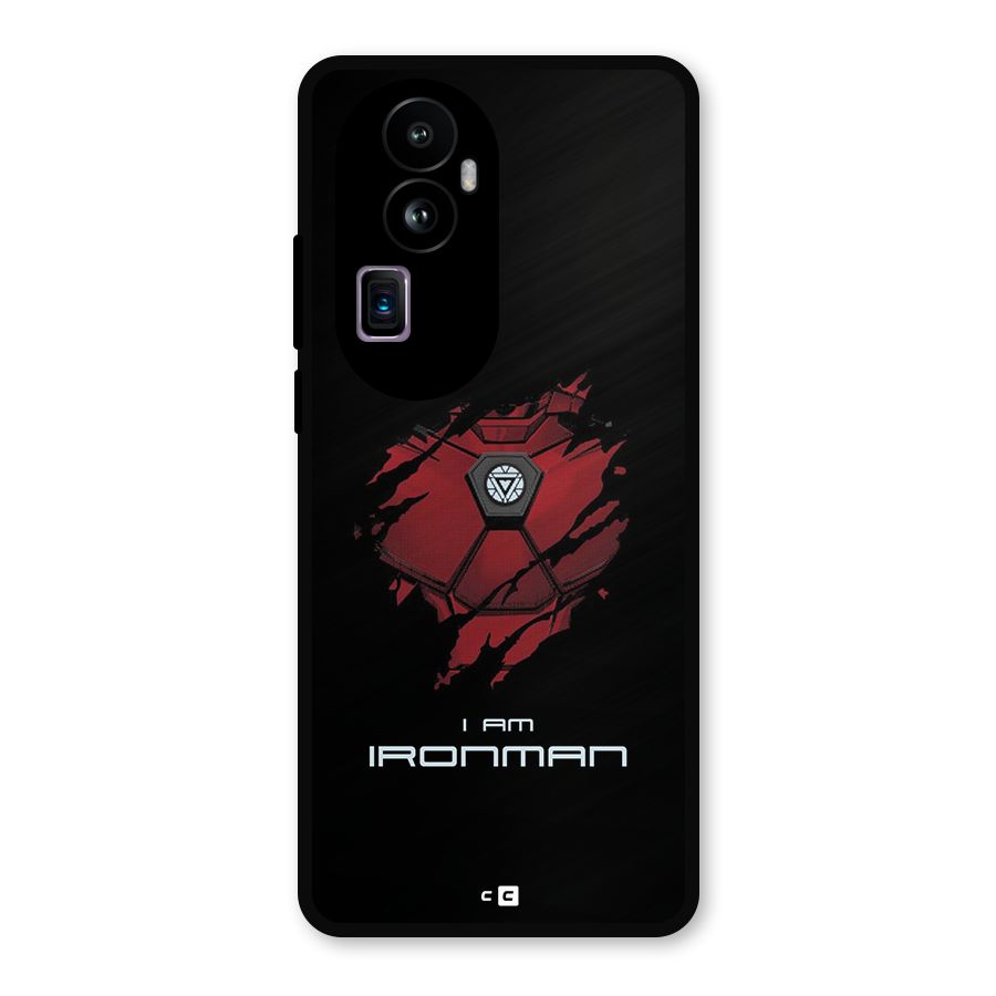 I Am Ironman Metal Back Case for Oppo Reno10 Pro Plus
