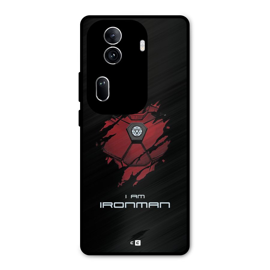 I Am Ironman Metal Back Case for Oppo Reno11 Pro 5G
