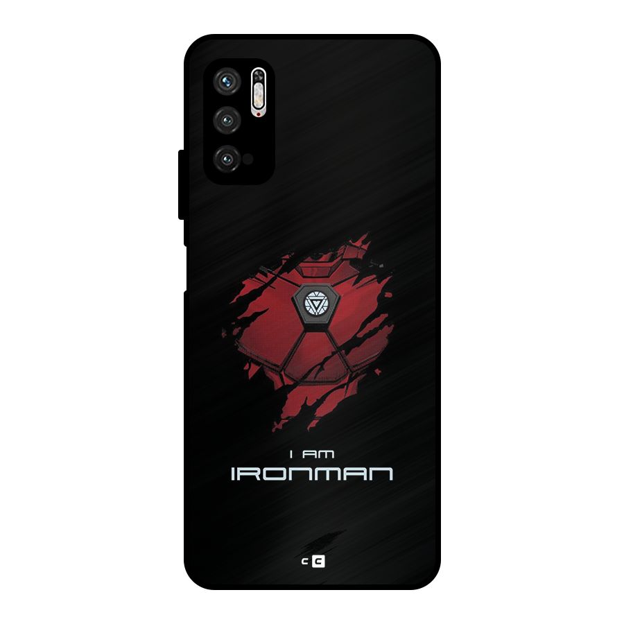 I Am Ironman Metal Back Case for Poco M3 Pro 5G