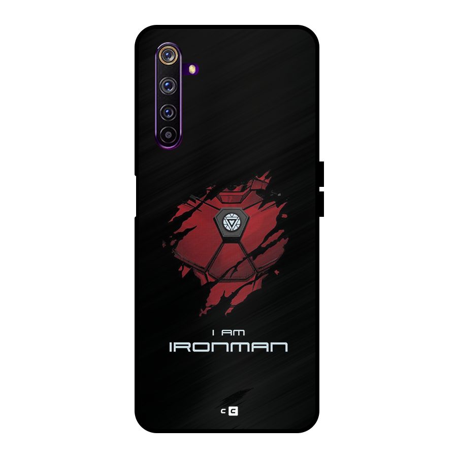 I Am Ironman Metal Back Case for Realme 6 Pro