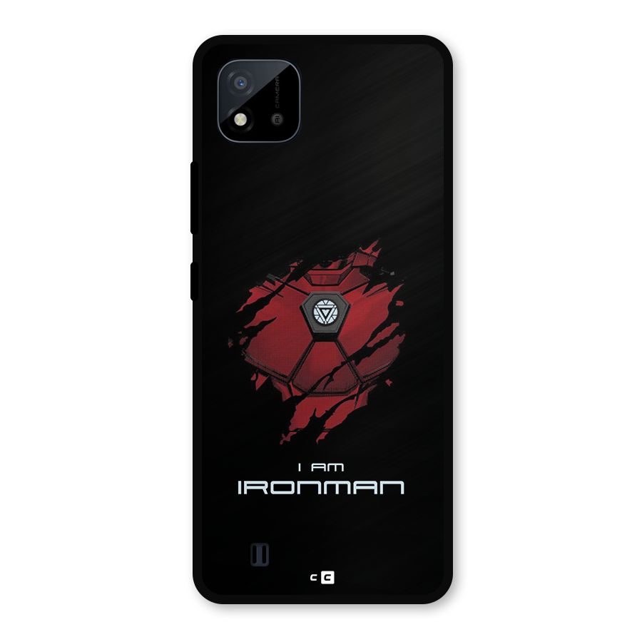 I Am Ironman Metal Back Case for Realme C11 2021