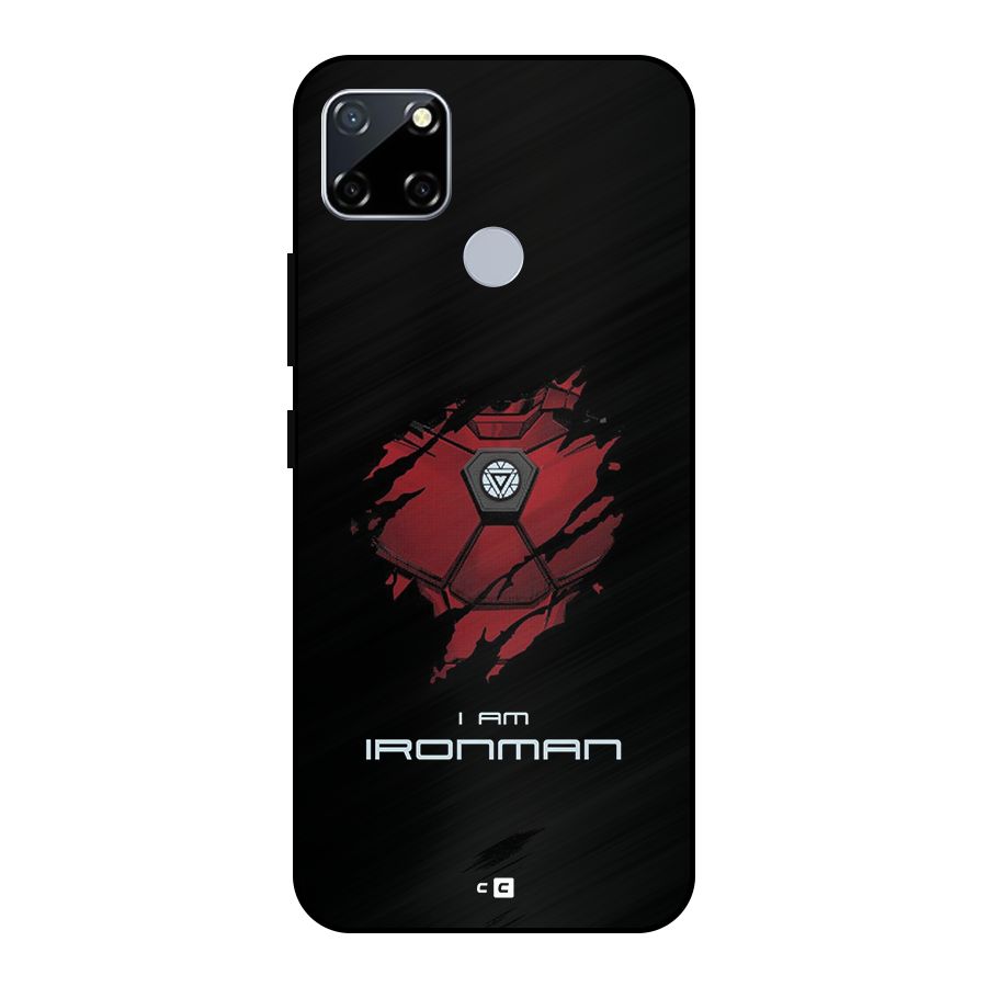 I Am Ironman Metal Back Case for Realme Narzo 20