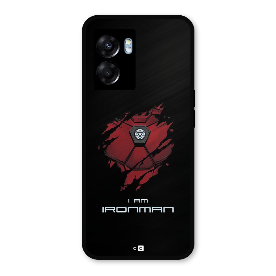 I Am Ironman Metal Back Case for Realme Narzo 50 5G