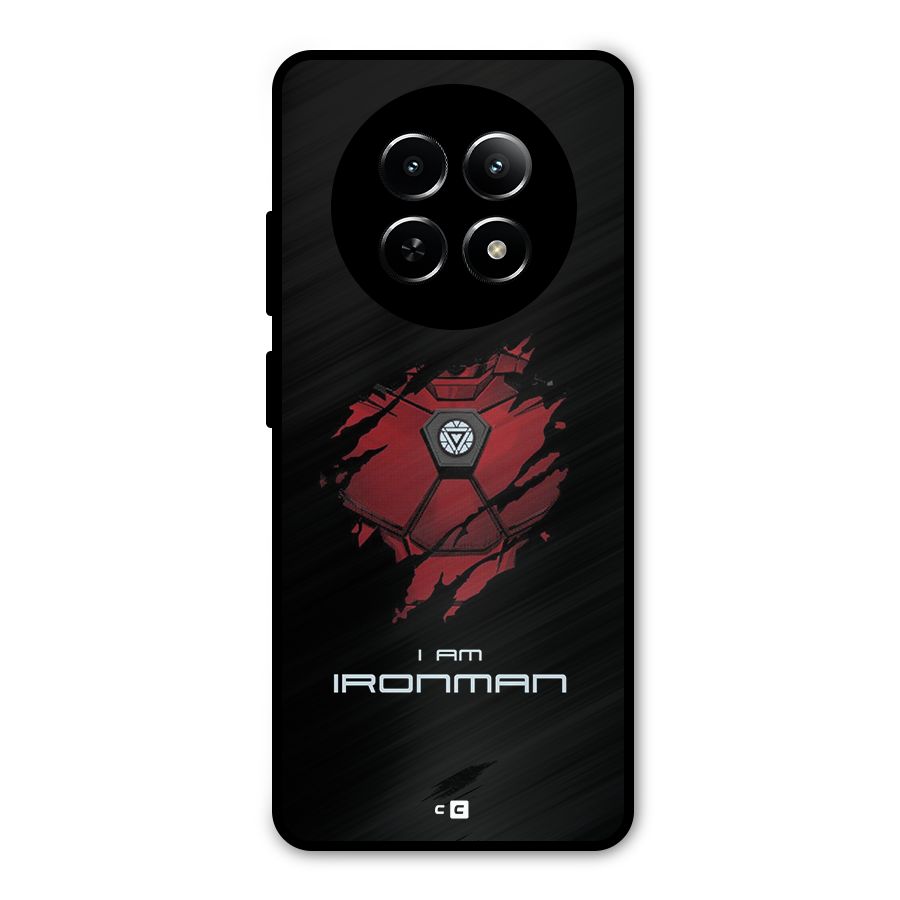 I Am Ironman Metal Back Case for Realme Narzo 70x 5G