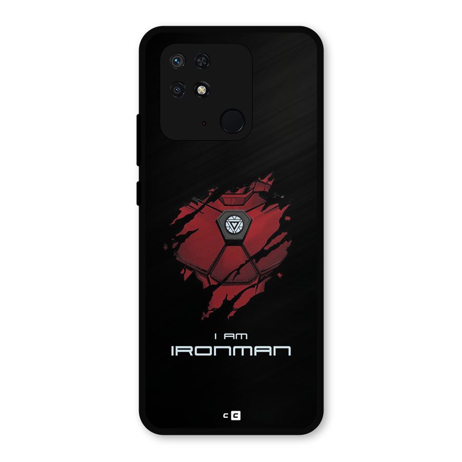 I Am Ironman Metal Back Case for Redmi 10