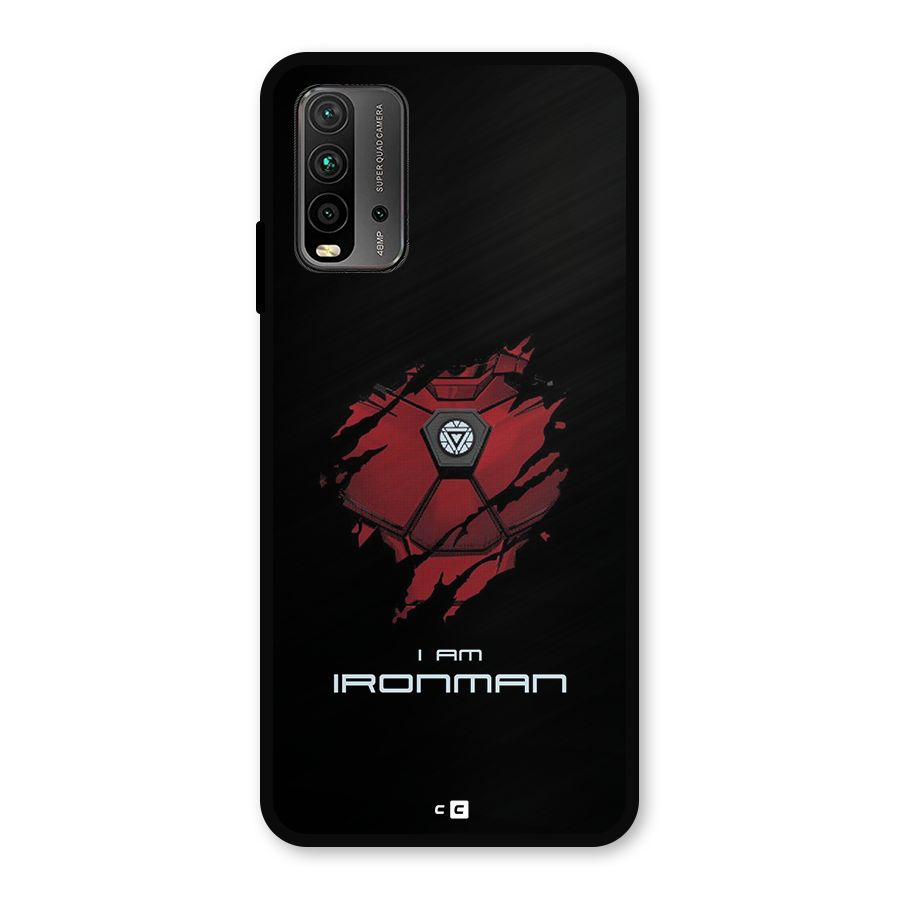 I Am Ironman Metal Back Case for Redmi 9 Power