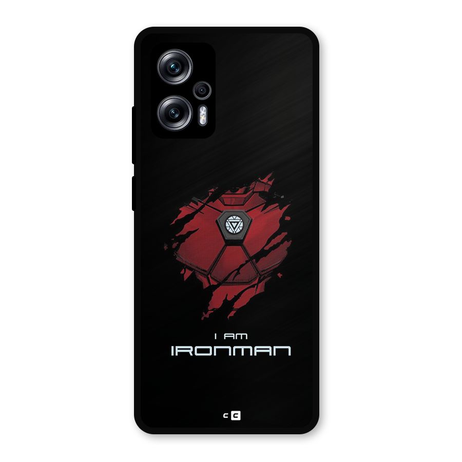 I Am Ironman Metal Back Case for Redmi K50i