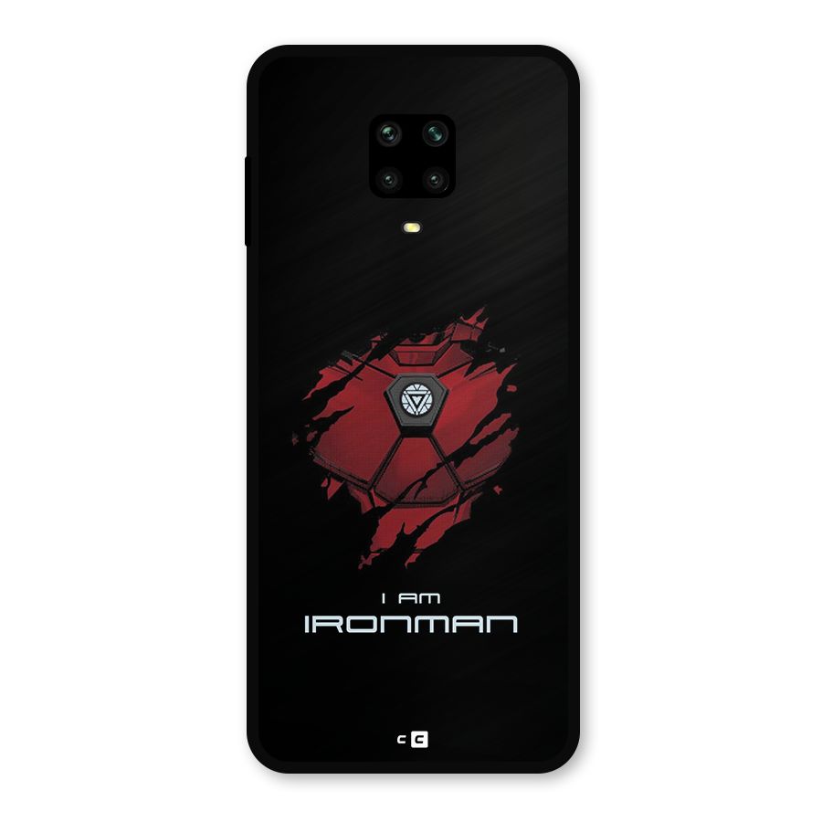 I Am Ironman Metal Back Case for Redmi Note 10 Lite