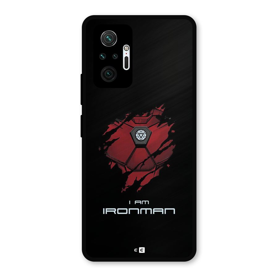 I Am Ironman Metal Back Case for Redmi Note 10 Pro