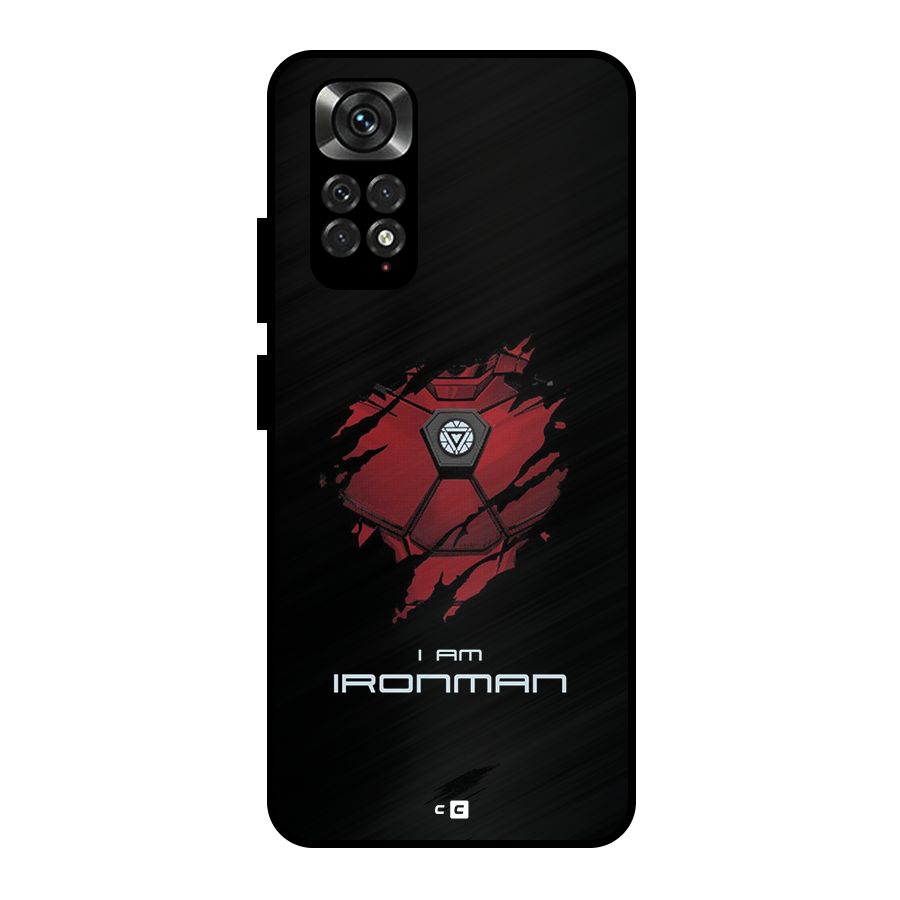 I Am Ironman Metal Back Case for Redmi Note 11 Pro