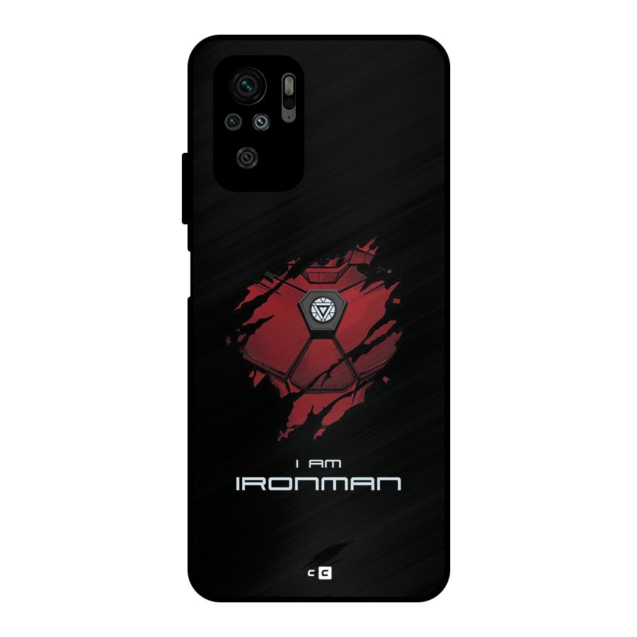 I Am Ironman Metal Back Case for Redmi Note 11 SE