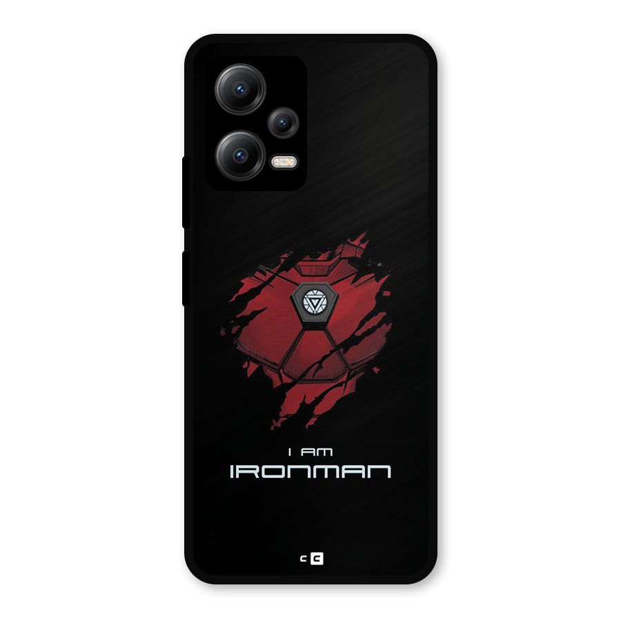 I Am Ironman Metal Back Case for Redmi Note 12 5G