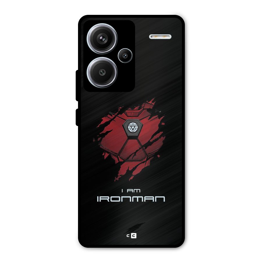 I Am Ironman Metal Back Case for Redmi Note 13 Pro Plus