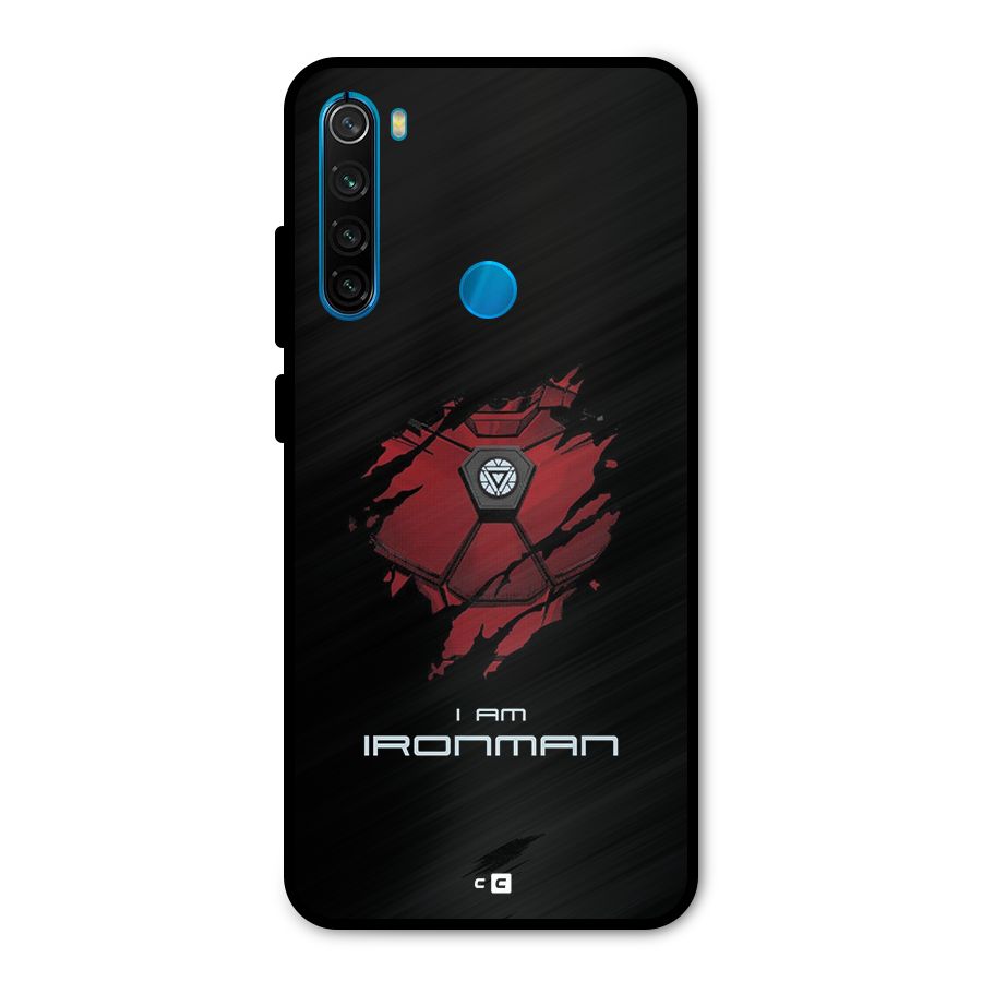 I Am Ironman Metal Back Case for Redmi Note 8