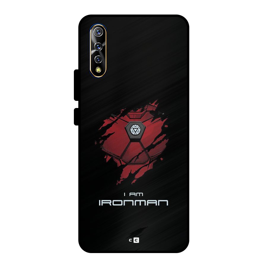I Am Ironman Metal Back Case for Vivo S1
