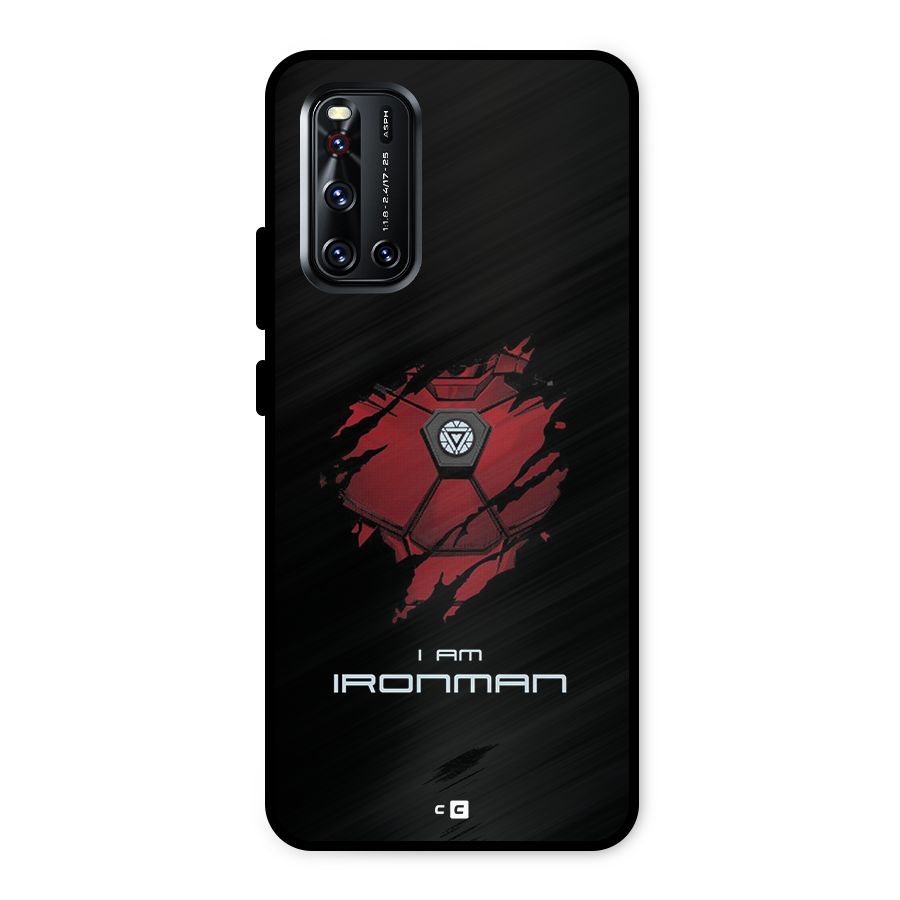I Am Ironman Metal Back Case for Vivo V19