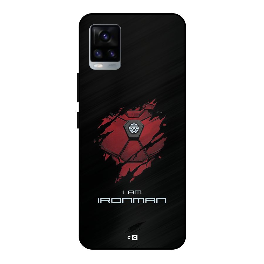 I Am Ironman Metal Back Case for Vivo V20