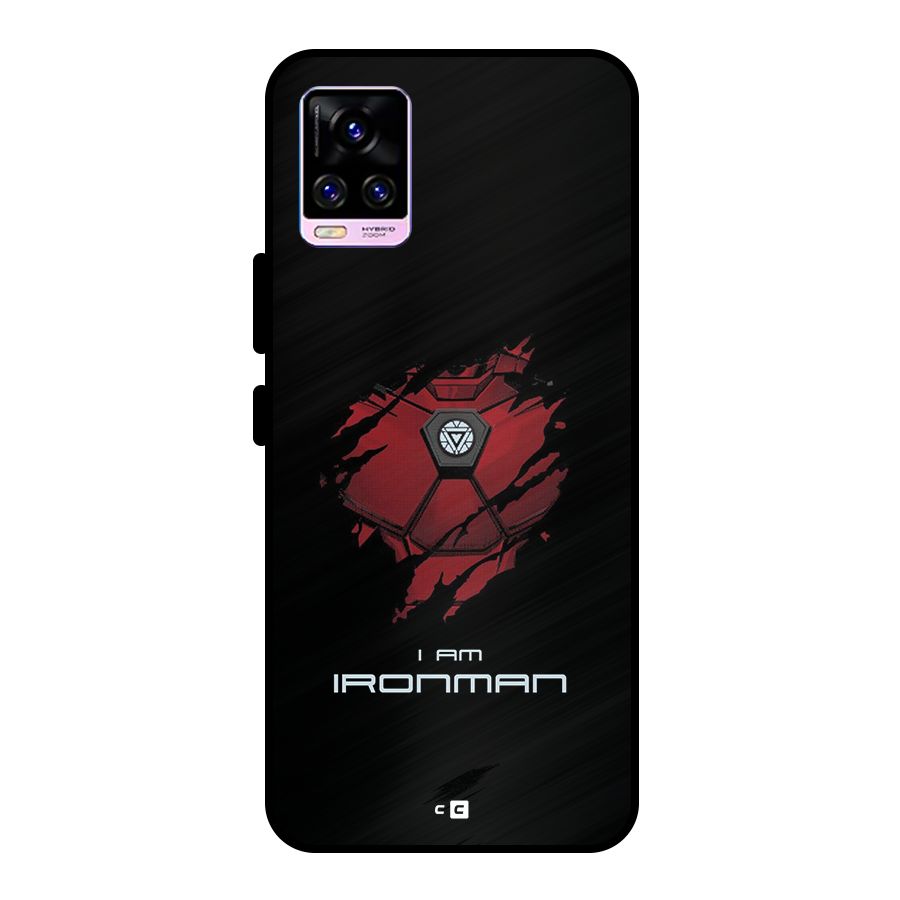 I Am Ironman Metal Back Case for Vivo V20 Pro