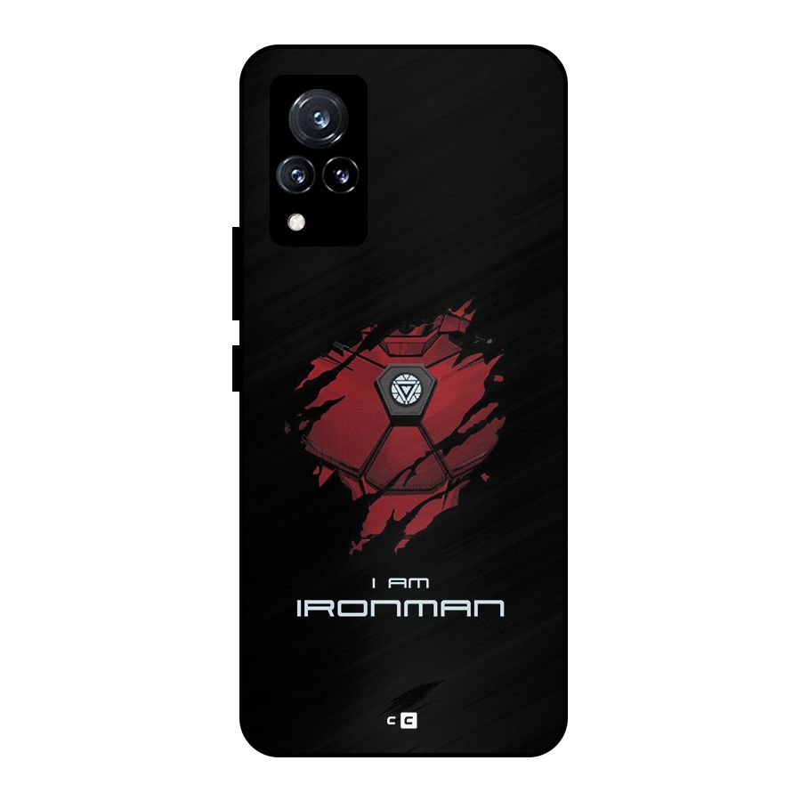 I Am Ironman Metal Back Case for Vivo V21 5G