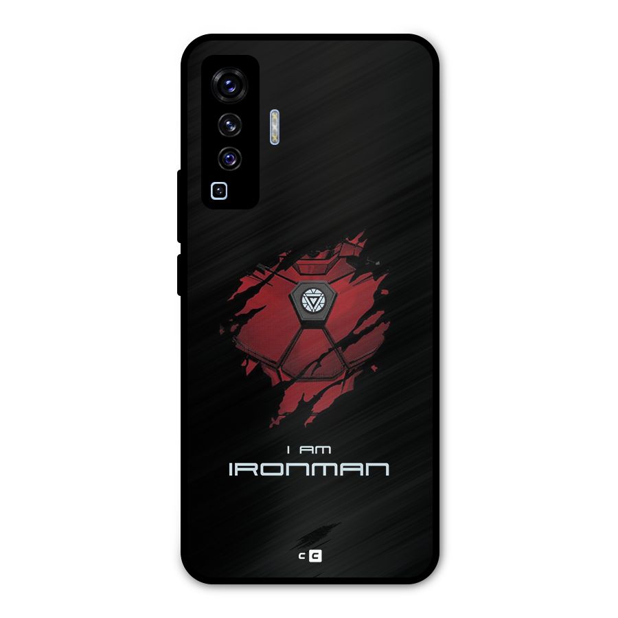 I Am Ironman Metal Back Case for Vivo X50