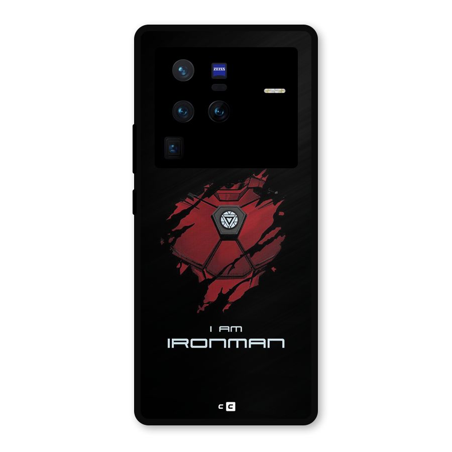 I Am Ironman Metal Back Case for Vivo X80 Pro