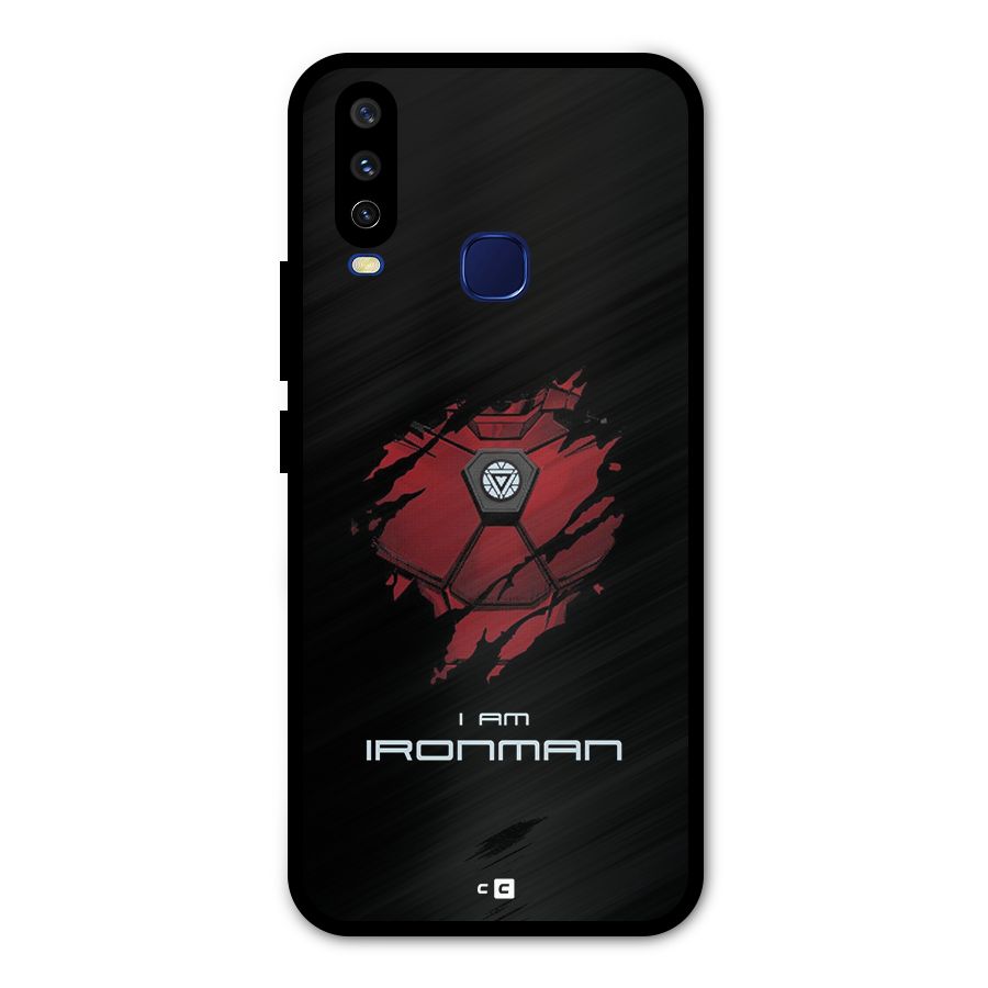 I Am Ironman Metal Back Case for Vivo Y15