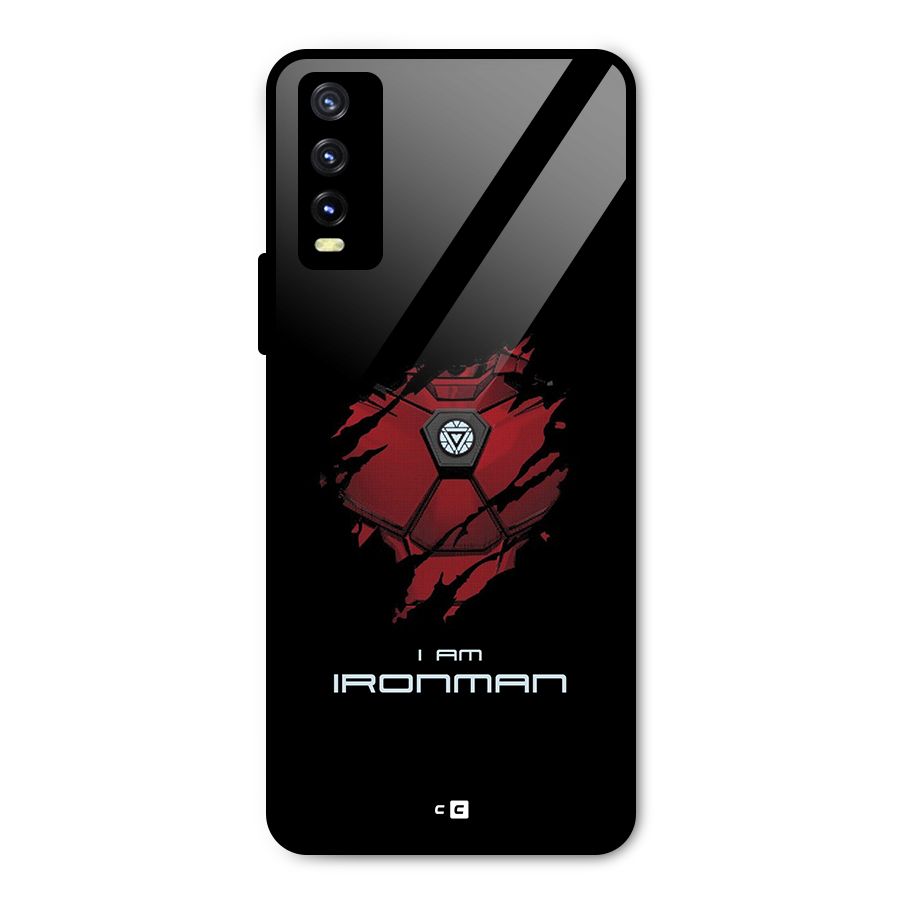 I Am Ironman Metal Back Case for Vivo Y20