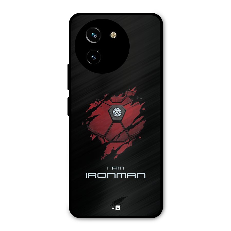 I Am Ironman Metal Back Case for Vivo Y200i
