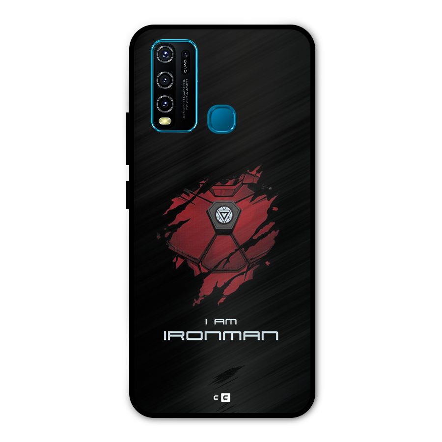 I Am Ironman Metal Back Case for Vivo Y50